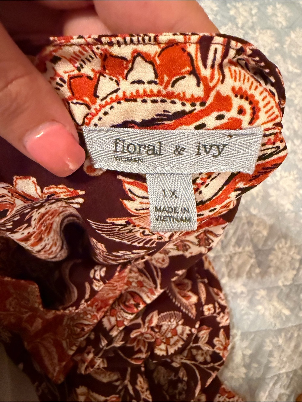 Fall In Bloom Babydoll Top - Picture 4 of 5